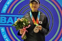 사격 김예지, 바쿠 월드컵 여자 10m 공기권총 은메달 수확