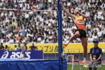 높이뛰기 우상혁, '2m27'로 세이코 골든 그랑프리 은메달(종합)