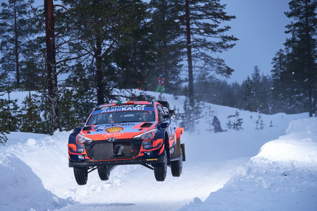 현대차 월드랠리팀 2021 WRC 북극 랠리 더블 포디움 달성