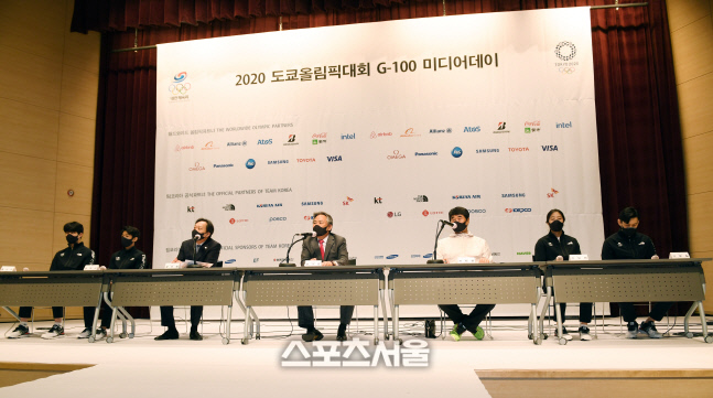 [포토]도쿄올림픽 G-100 미디어데이, 합동 기자회견