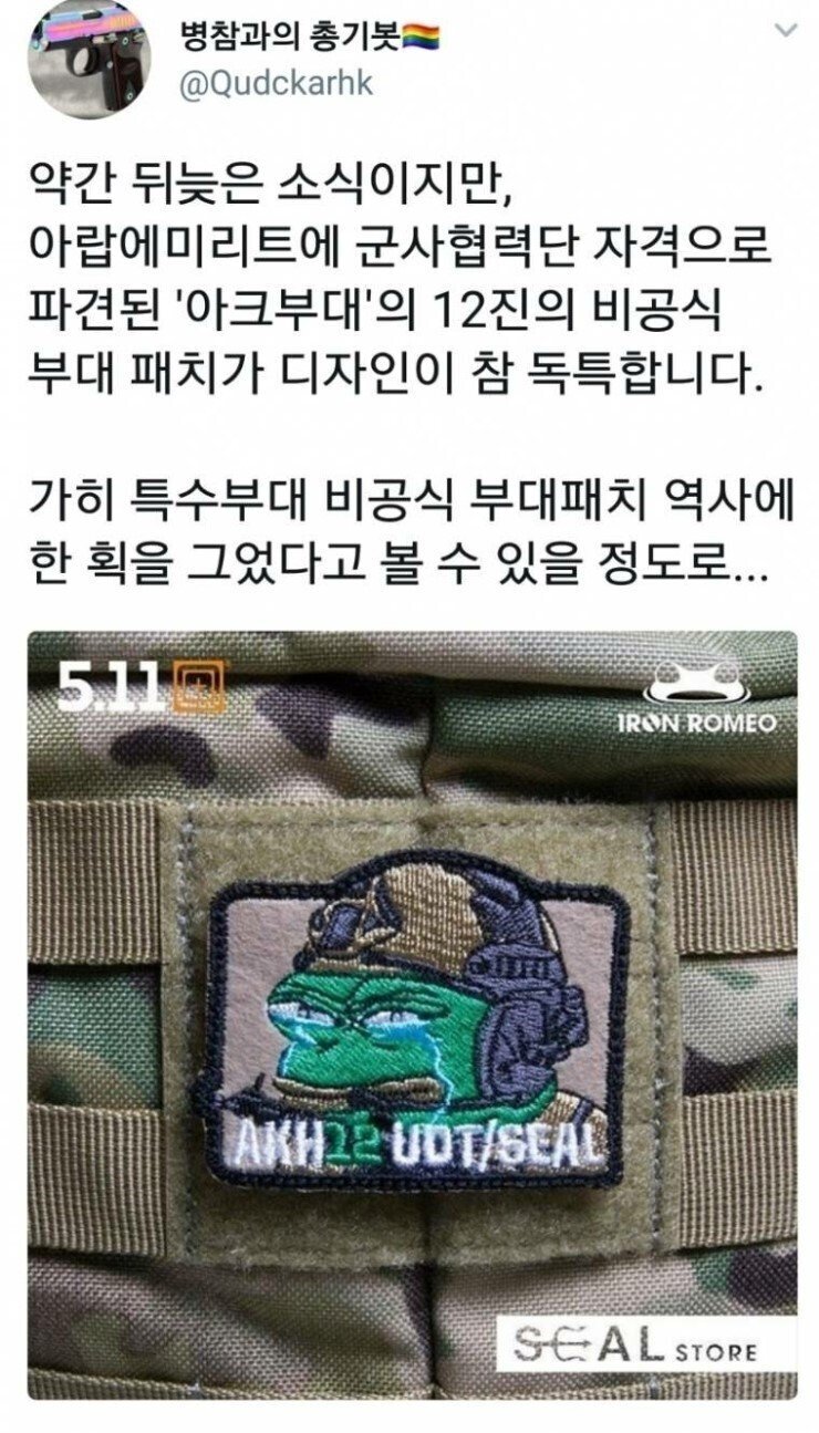 UDT 비공식 부대패치 - 꾸르