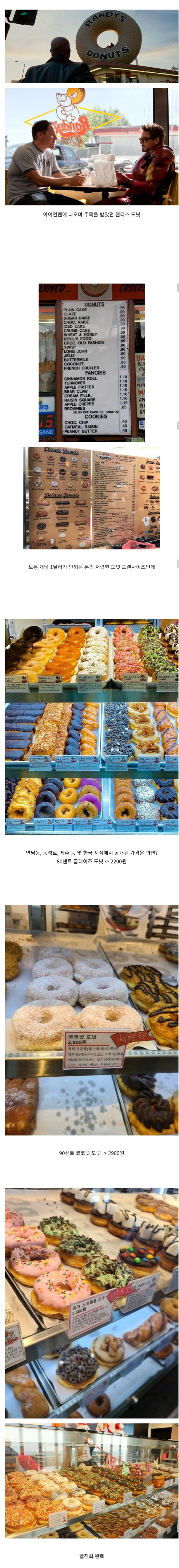 아이언맨 도넛으로 유명한 랜디스 도넛 한국에 상륙 - 꾸르