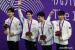 한국 남자 수영 대표팀, AG 계영 800m 金… 아시아신기록 세워 [뉴시스Pic]