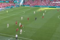 유로 2020 덴마크 vs 벨기에 골장면 2