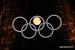 2024 파리올림픽 오륜 뒤로 보이는 보름달 [오늘의 한 컷]