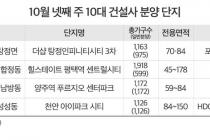 10대 건설사 10월 넷째주 5300가구 분양…11월 1만6000가구