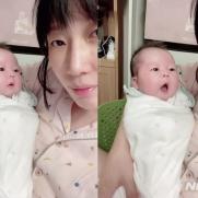 김영희, 생후 24일 된 예쁜 아기에 "잇몸으로 회도 씹을 듯"