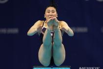 [도쿄2020]김수지, 한국 女다이빙 최초 올림픽 준결승 진출