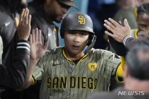선구안 돋보인 김하성, MLB 한 경기 최다 4볼넷 활약
