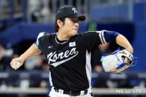 韓 야구대표팀, 다저스에 2-5로 석패…오타니는 또 무안타