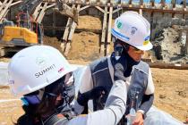 호반건설, 폭염·장마 대비 건설현장 근로자 안전 점검