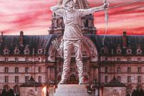 파리 한복판에 '3관왕' 임시현 동상이…한글로 "축하해요"[파리 2024]