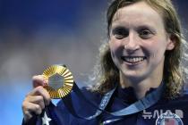 '자유형 1500m 金' 러데키, 12번째 올림픽 메달…美 여자 최다타이[파리 2024]