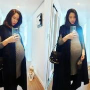 '쌍둥이 임신 7개월' 공현주 "배가 터질 것 같아"