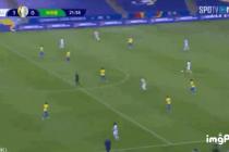 2021 코파 아메리카 결승 아르헨티나 vs 브라질 골장면