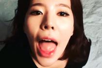 소녀시대 써니 입에 뭘 주고싶니?