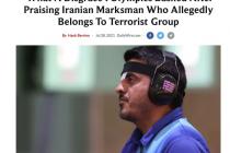 [도쿄 2020]금메달 딴 이란 사격선수 테러리스트 의혹