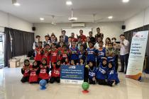 포스코건설, 말레이시아 초등학교에 'K-콘텐츠' 전파