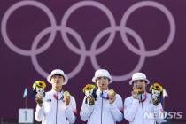 [도쿄2020] "사진 찍으세요" IOC, 시상식 30초 노마스크 허용