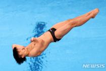 [도쿄2020]다이빙 우하람, 3m 준결승 12위…턱걸이로 결승행