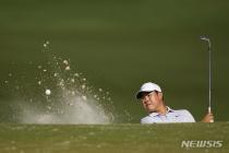 '진흙 범벅' 된 김주형…메이저 PGA챔피언십 첫날 화제
