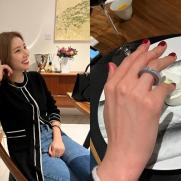 손담비, 이규혁과 결혼하나…반지 이벤트 "옳음"
