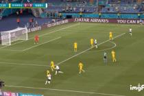 유로 2020 8강 우크라이나 vs 잉글랜드 골장면 1