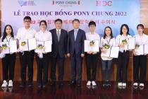 포니정재단, 2022 베트남 장학증서 수여식 개최