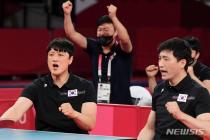 [패럴림픽]남자 탁구 단체전, 중국에 분패…은메달 획득