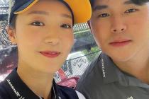 오지현 "김시우와 결혼 전제 교제"…골프스타 커플 탄생