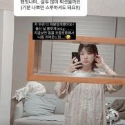'쌍둥이 출산' 율희, 82㎏ 시절 공개…"얼굴 포동포동"