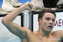[도쿄2020]수영 핀크, 올림픽 男자유형 800m 초대 챔피언