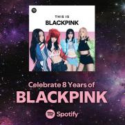 '8주년' 블랙핑크, 스포티파이 스밍 130억건↑