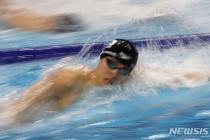 男수영, 계영 400m 은메달…韓수영 역대 최다 17번째 메달