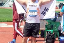 '포환던지기' 박시훈, 아시아주니어육상선수권서 은메달