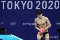 [도쿄2020]우하람, 3m 스프링보드 4위…韓다이빙 역대 최고 성적
