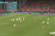 유로 2020 러시아 vs 덴마크 골장면 5