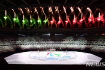 [패럴림픽]한국선수단, '한복美' 뽐내며 개회식 82번째로 입장