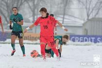 U-20 여자축구, 아시안컵 첫 판 눈밭에서 호주에 1-2 역전패
