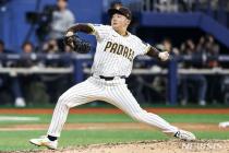 SD 일본인 투수 마쓰이, 고척돔서 MLB 데뷔…⅔이닝 무실점